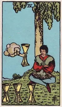 Four of Cups tarot card
