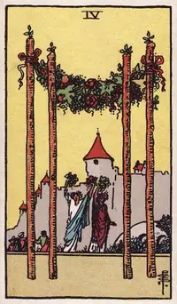 Four of Wands tarot card