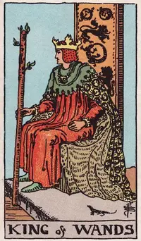 King of Wands tarot card