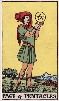 Page of Pentacles tarot card