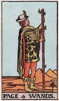 Page of Wands tarot card