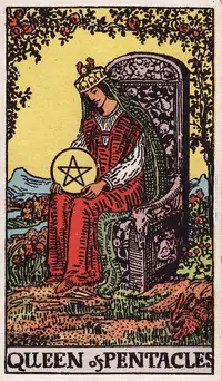 Queen of Pentacles tarot card