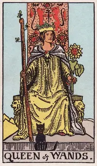 Queen of Wands tarot card