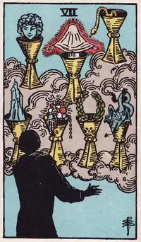 Seven of Cups tarot card