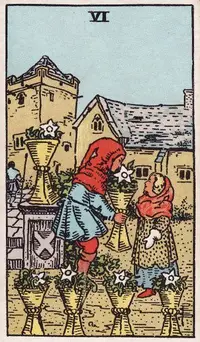 Six of Cups tarot card