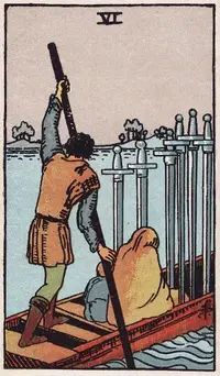 Six of Swords tarot card