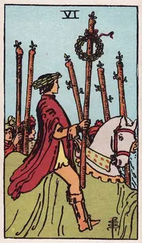 Six of Wands tarot card