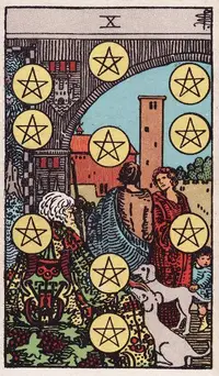 Ten of Pentacles tarot card