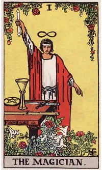 The Magician tarot card