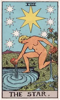 The Star tarot card