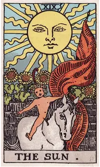 The Sun tarot card