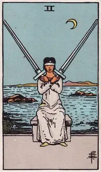 Two of Swords tarot card