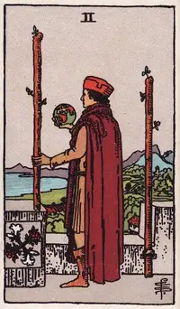 Two of Wands tarot card