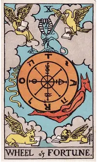 Wheel of Fortune tarot card